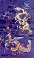 龙凤(织绣工艺  手工绣片 )