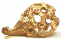 交龙金带钩（战国）